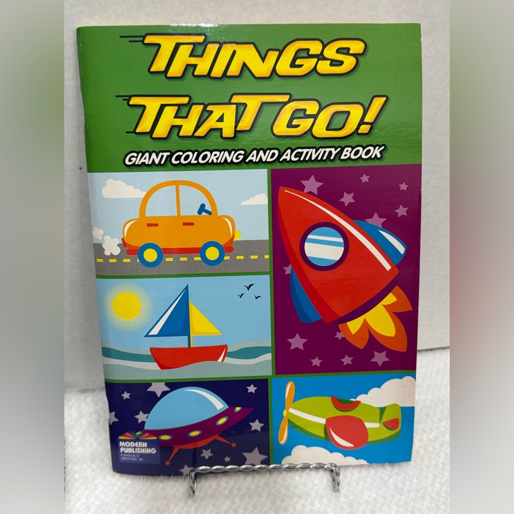 Things that Go! Coloring & Activity Book